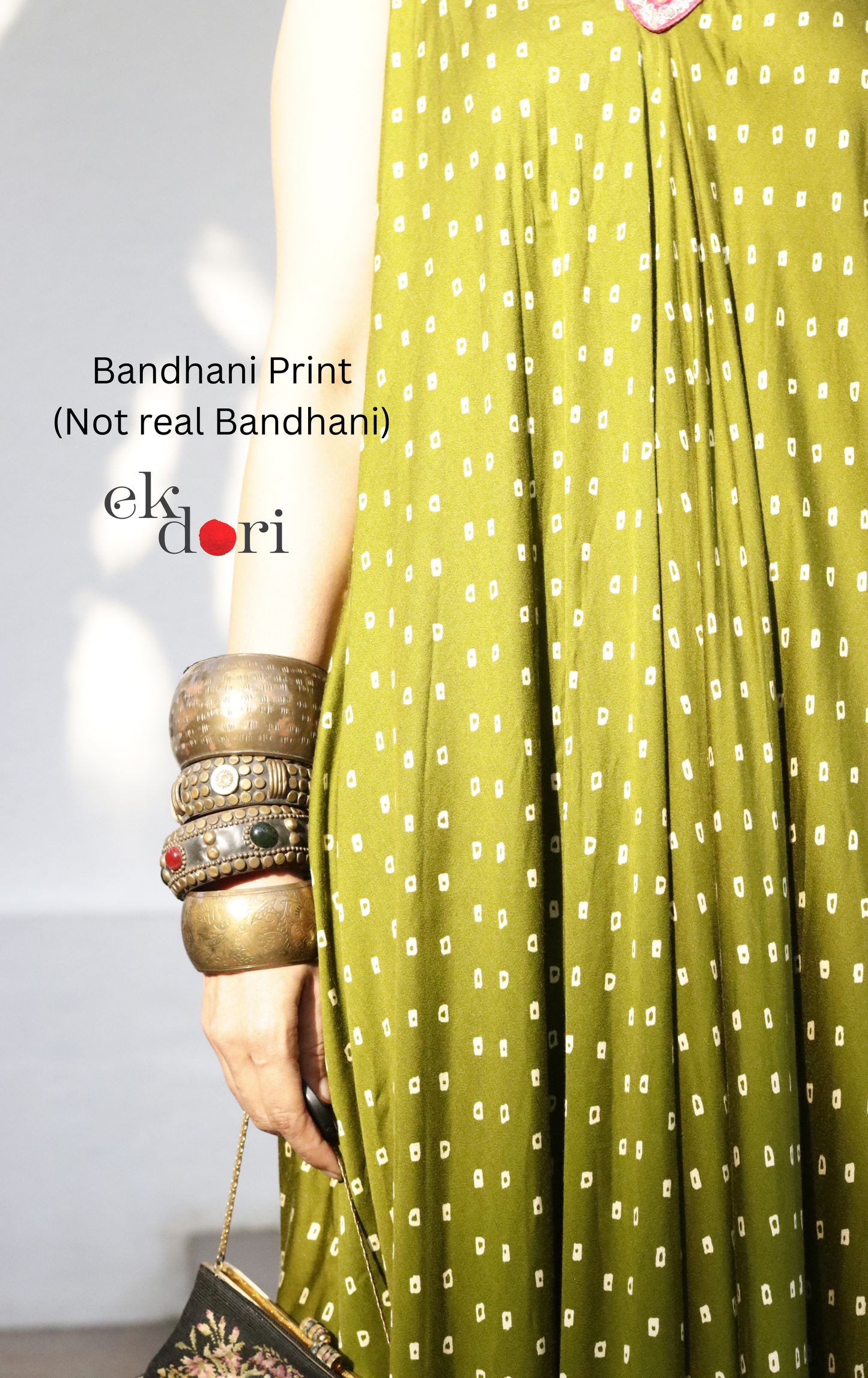 Bandhani Print 'Henna' Satin Cotton Jumpsuit : Buy Fun Festive Bandhani Print Jumpsuit