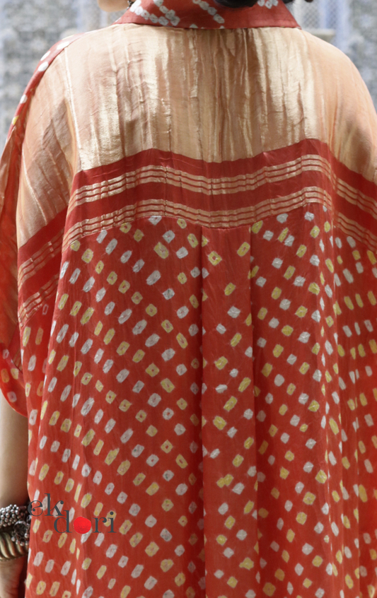 Bandhani Purple Modal Co-ord Set : Buy Kurta Palazzo Modal Co-ord Set 'Peach Sorbet'