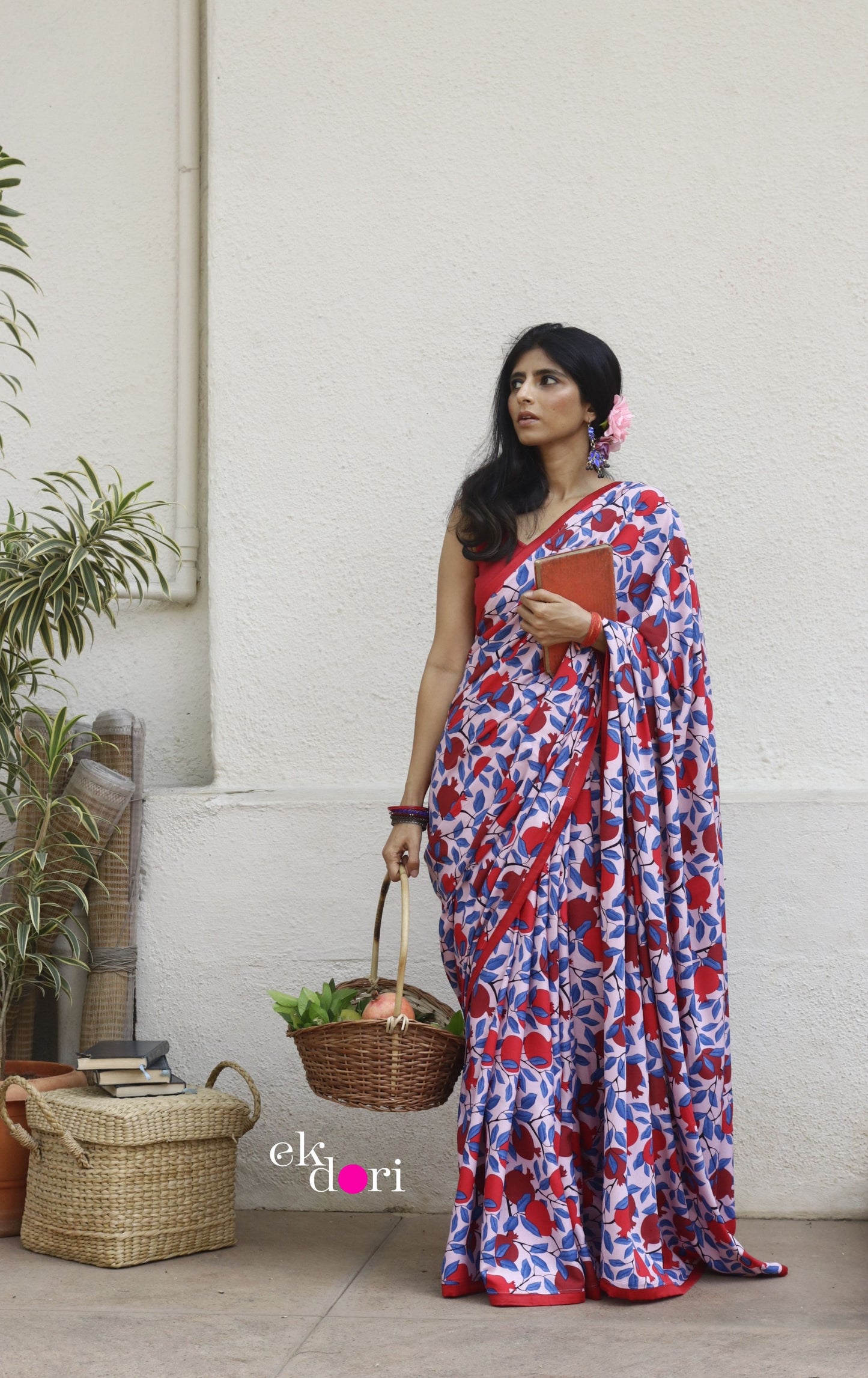 Anaar Saree In Pink: Fun Under The Sun Saree Collection : Fun Printed Sarees For Summer
