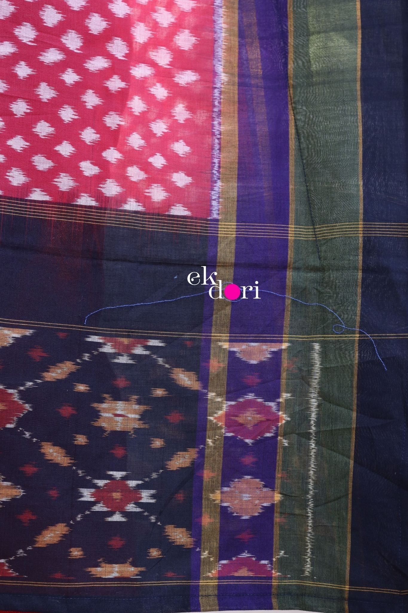 'Sunset Dreams' Handloom Ikat Kaftan Kurta Dress