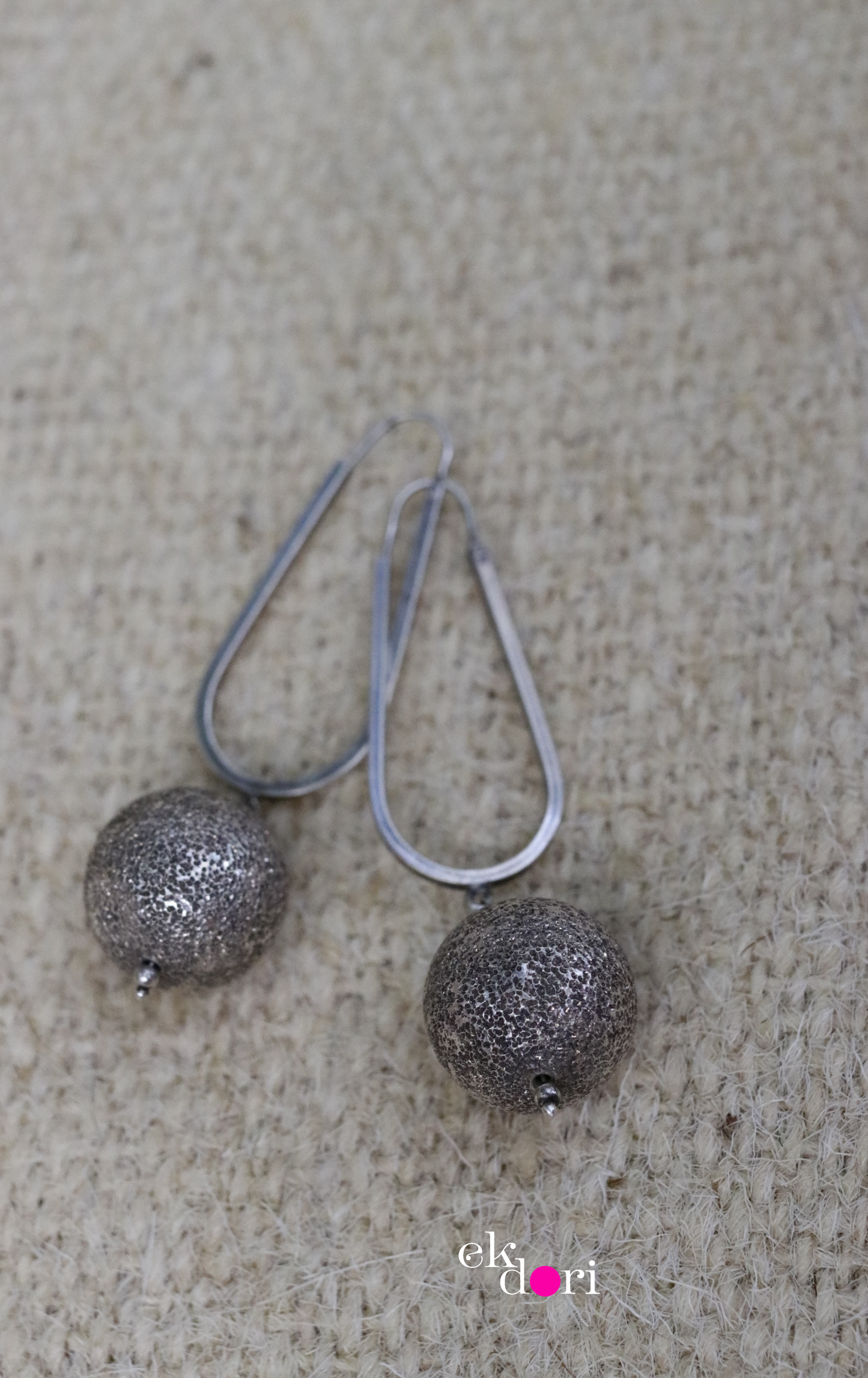 Shiny Disco Ball Silver Statement Earrings : Statement Silver Jewellery