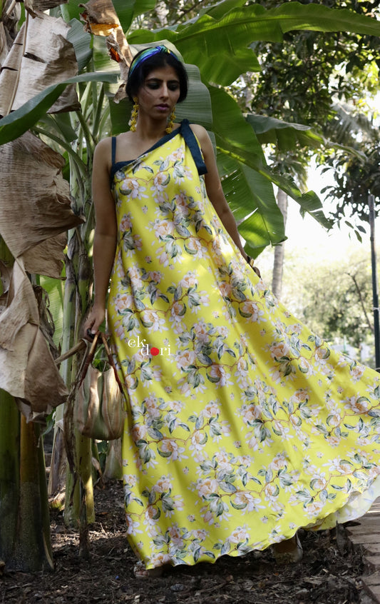 Lemonade One Shoulder Maxi Dress : Evening Dress : Resortwear