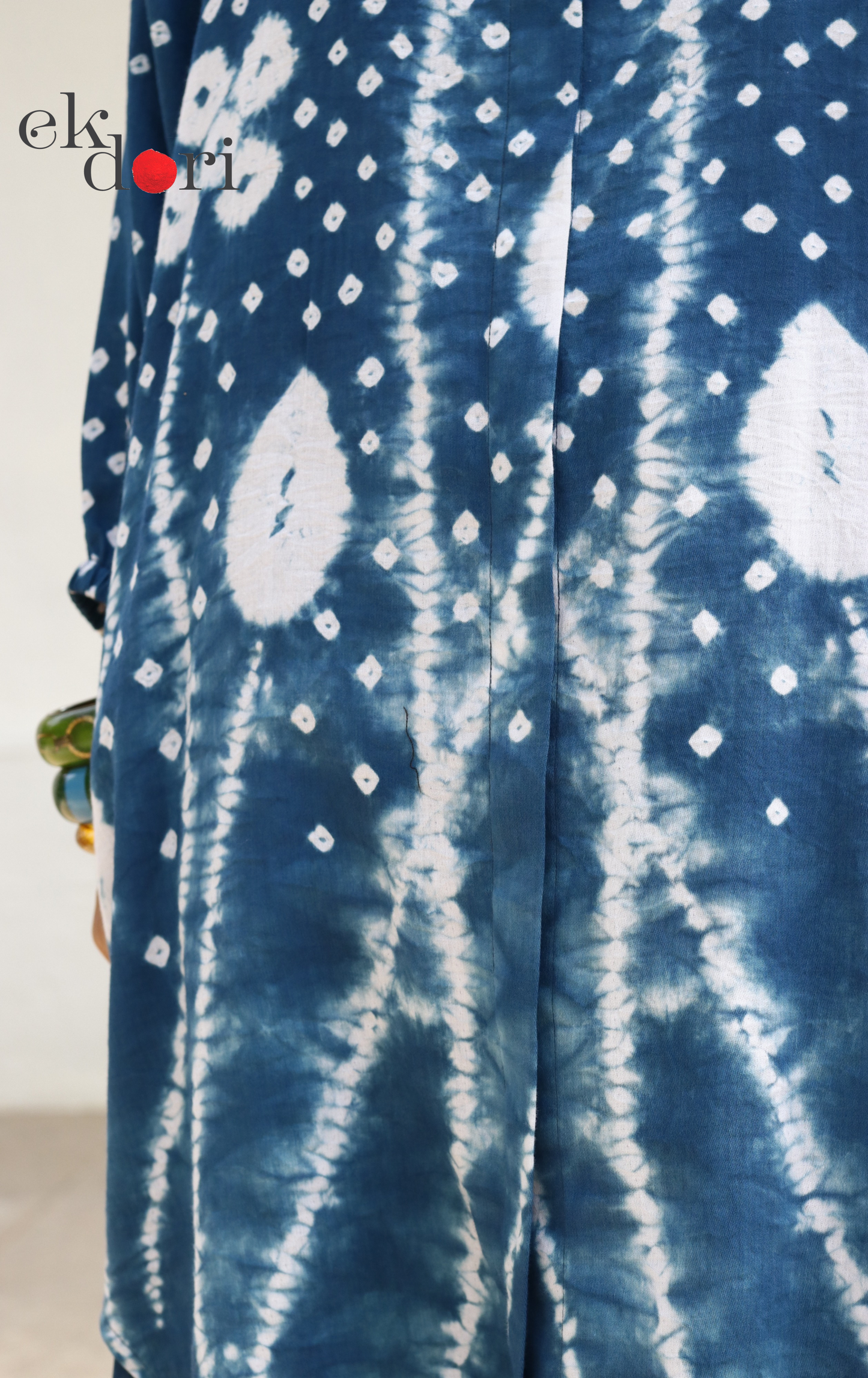 Bandhani 'Blues' Purple Cotton Co-ord Set : Buy Kurta Palazzo Cotton Co-ord Set