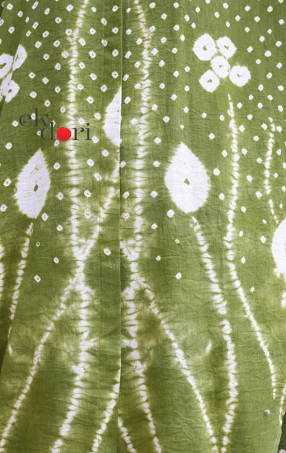 Bandhani 'My Henna' Green Cotton Co-ord Set : Buy Kurta Palazzo Cotton Co-ord Set