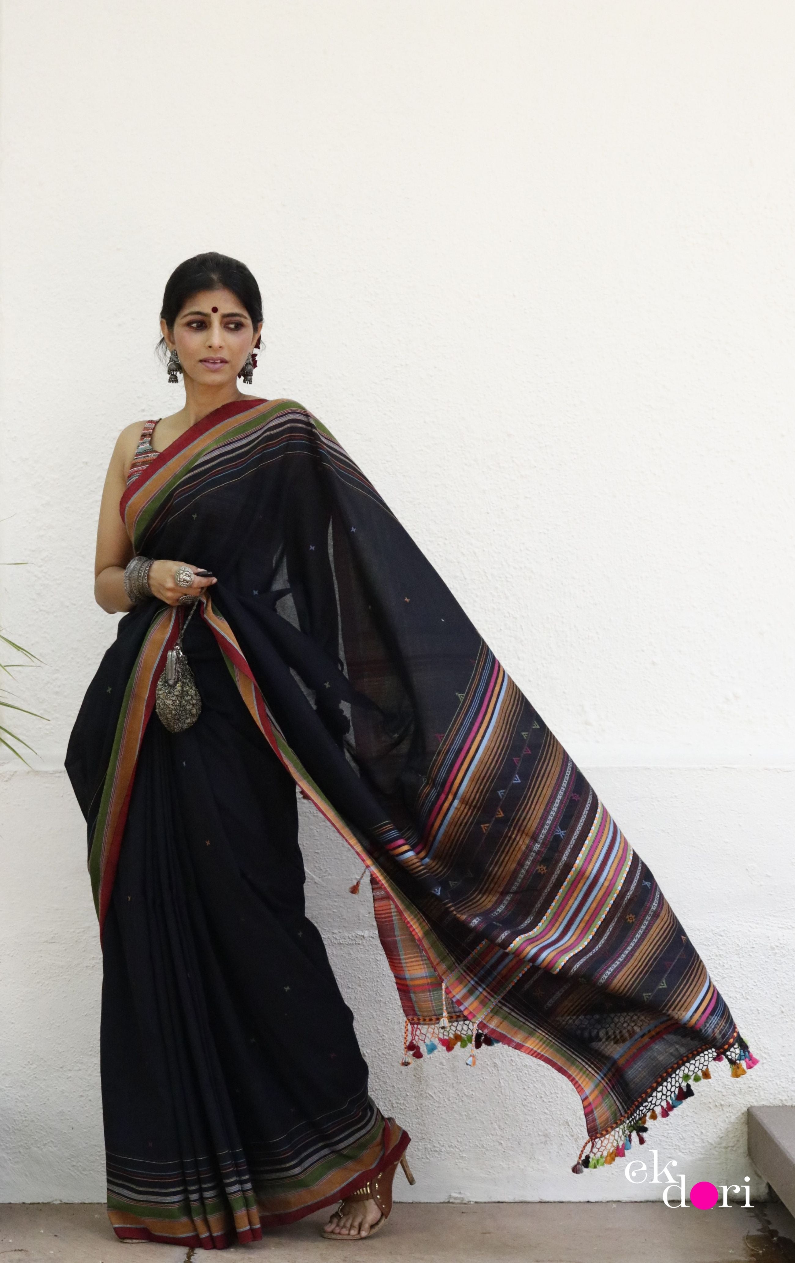 Nirguna: Shop pure bhujodi handloom cotton sarees online in India