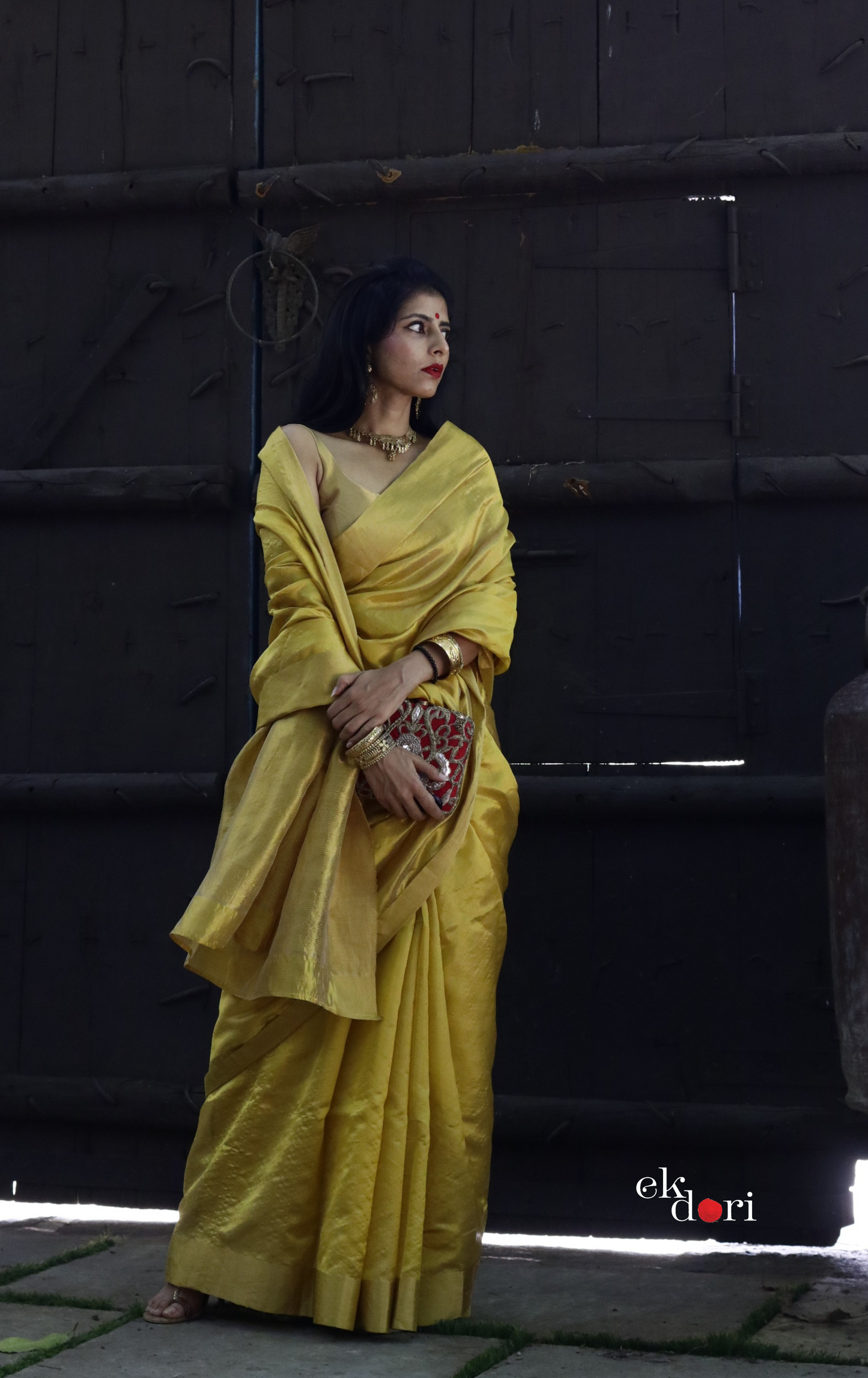 Sona Chanderi Silk Saree : Buy Chanderi Saree Online : Buy Handloom Chanderi Silk Saree Online