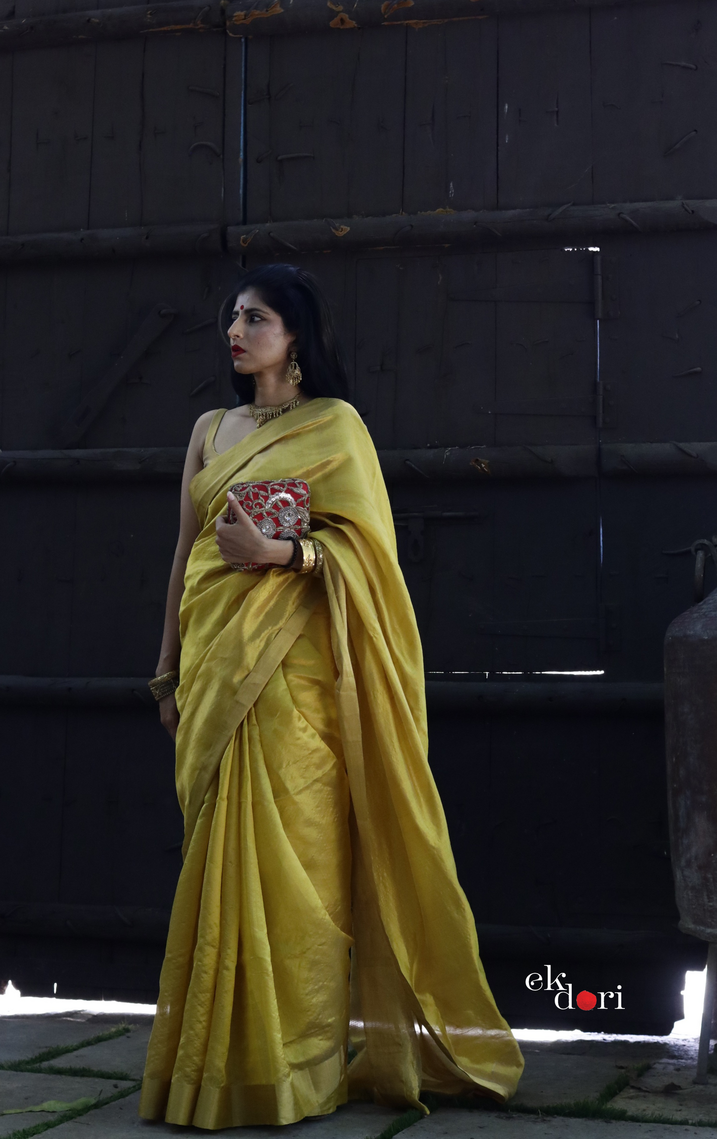 Sona Chanderi Silk Saree : Buy Chanderi Saree Online : Buy Handloom Chanderi Silk Saree Online