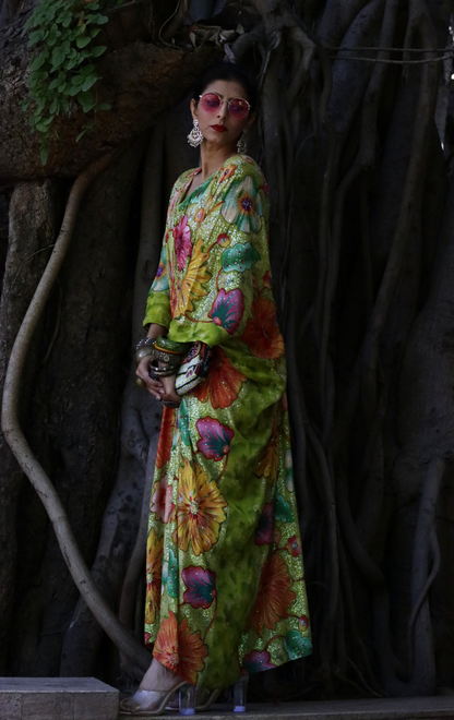 Secret Garden Sequin Kaftan Dress : Festive Sequin Kaftan Dress