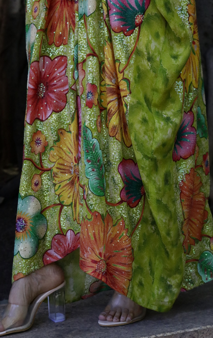 Secret Garden Sequin Kaftan Dress : Festive Sequin Kaftan Dress