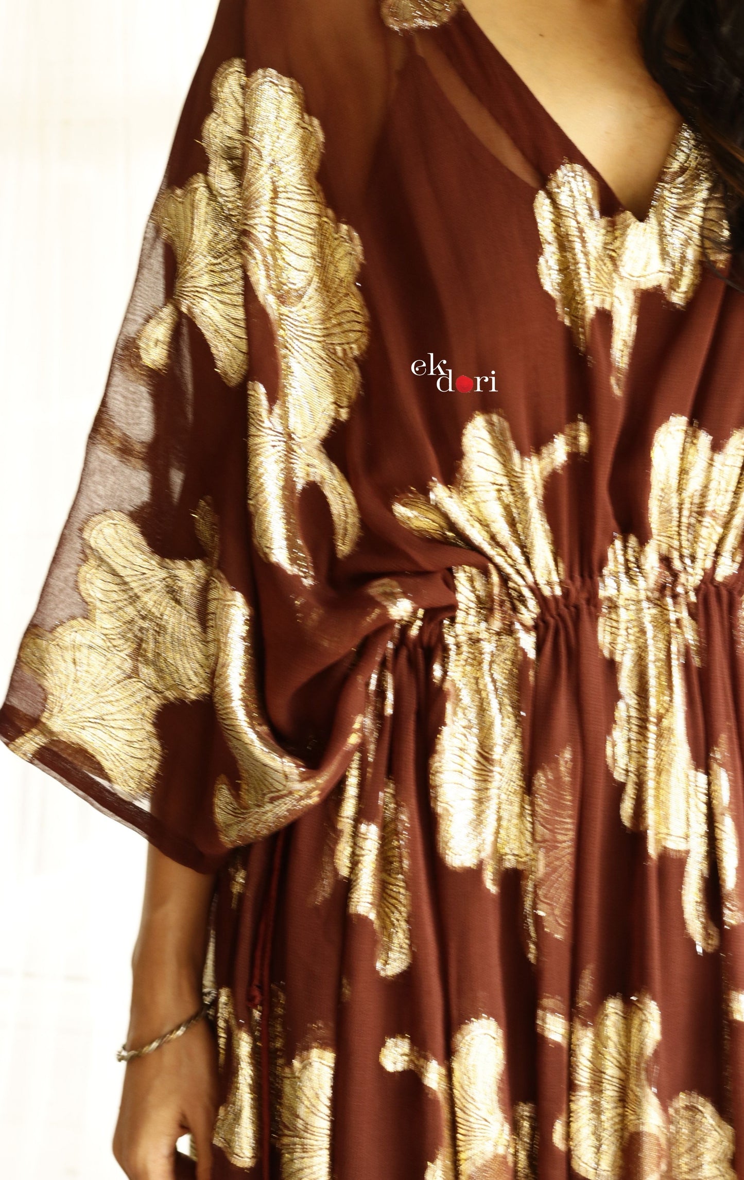 Rakhi Flowy Kaftan Dress : Resort Wear Kaftan Dress