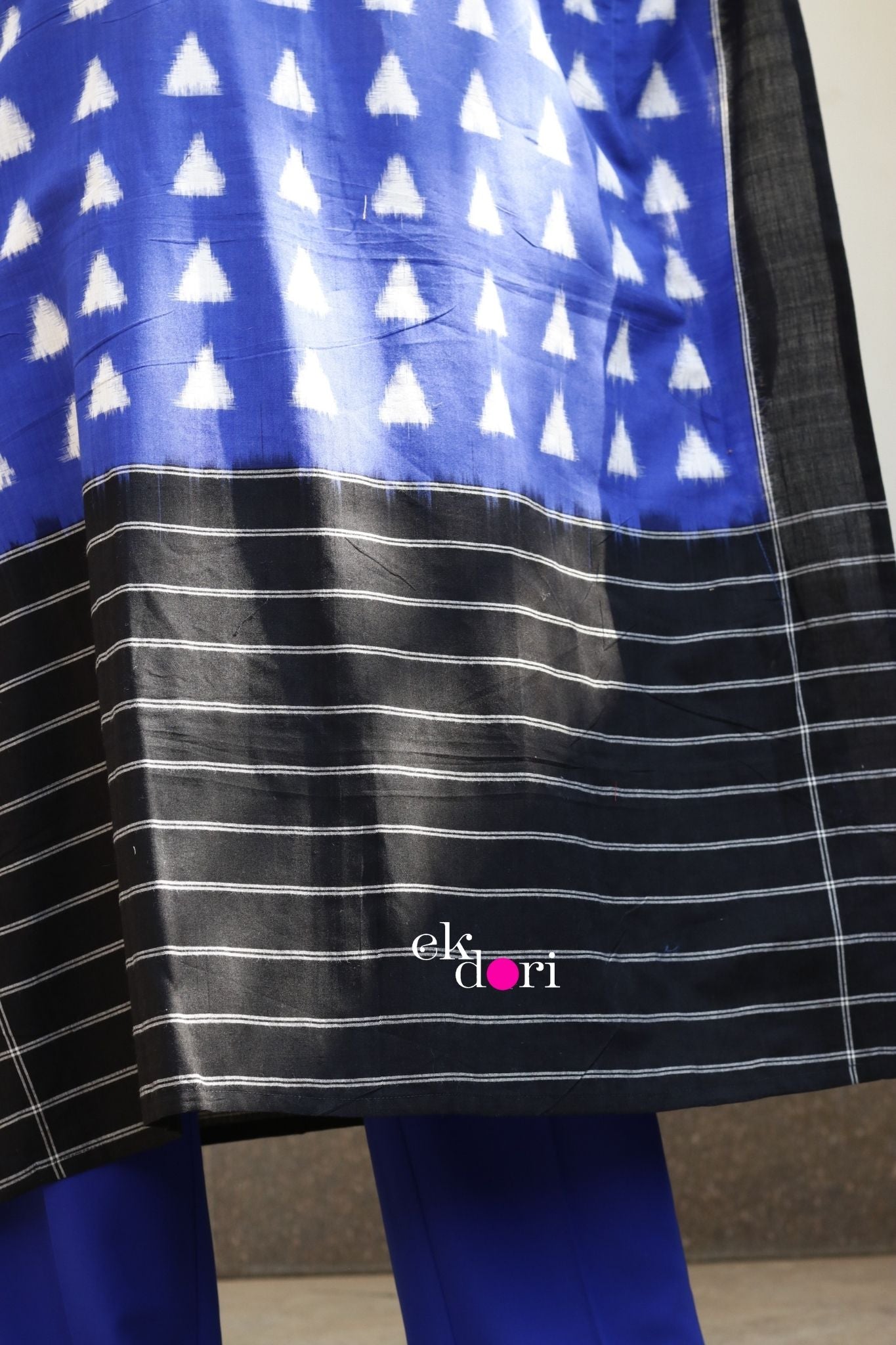 Mountain Air Handloom Ikat Kaftan Kurta Dress