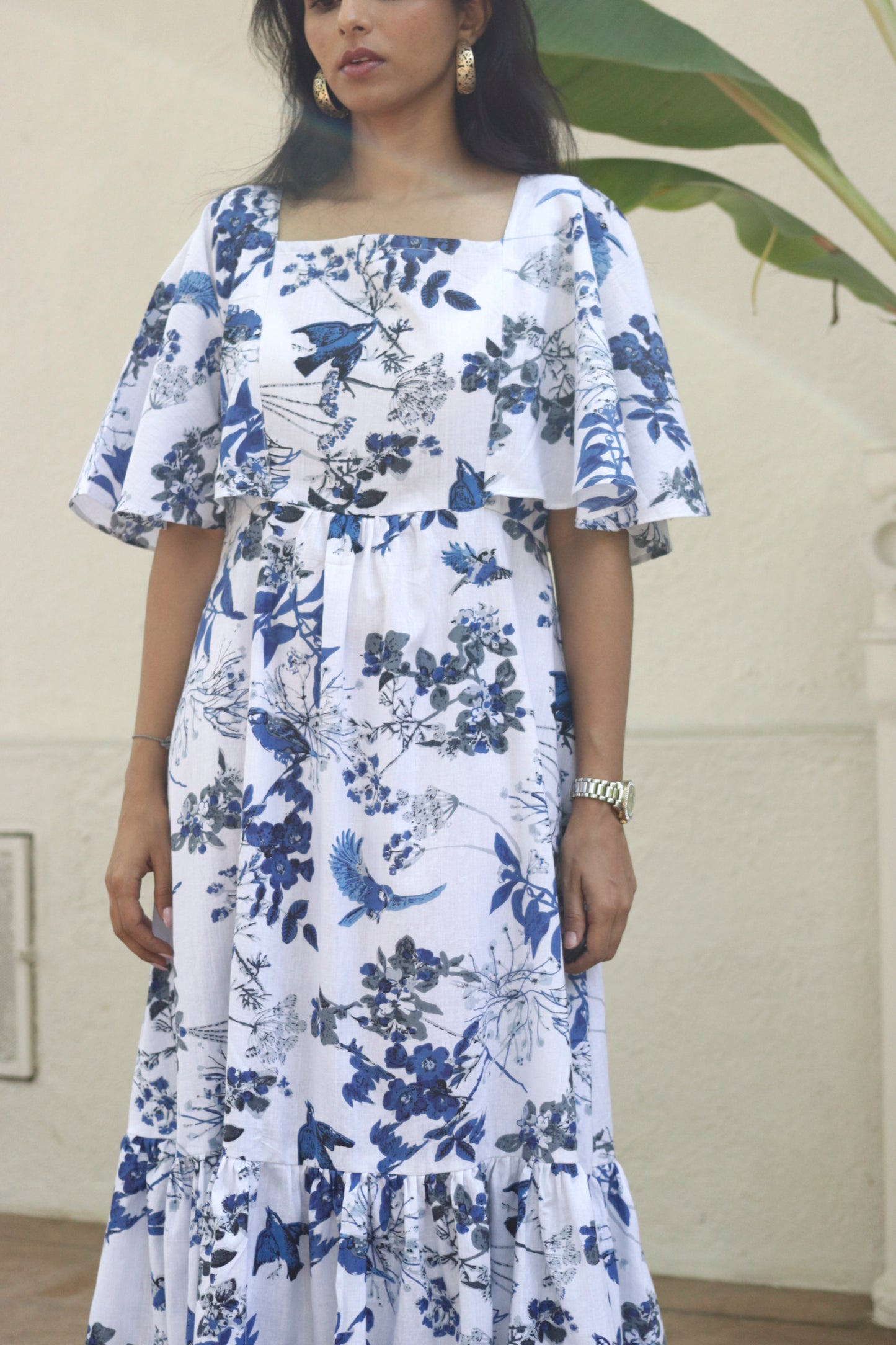 The Floral Frill Cotton Dress : Buy Cotton Dress