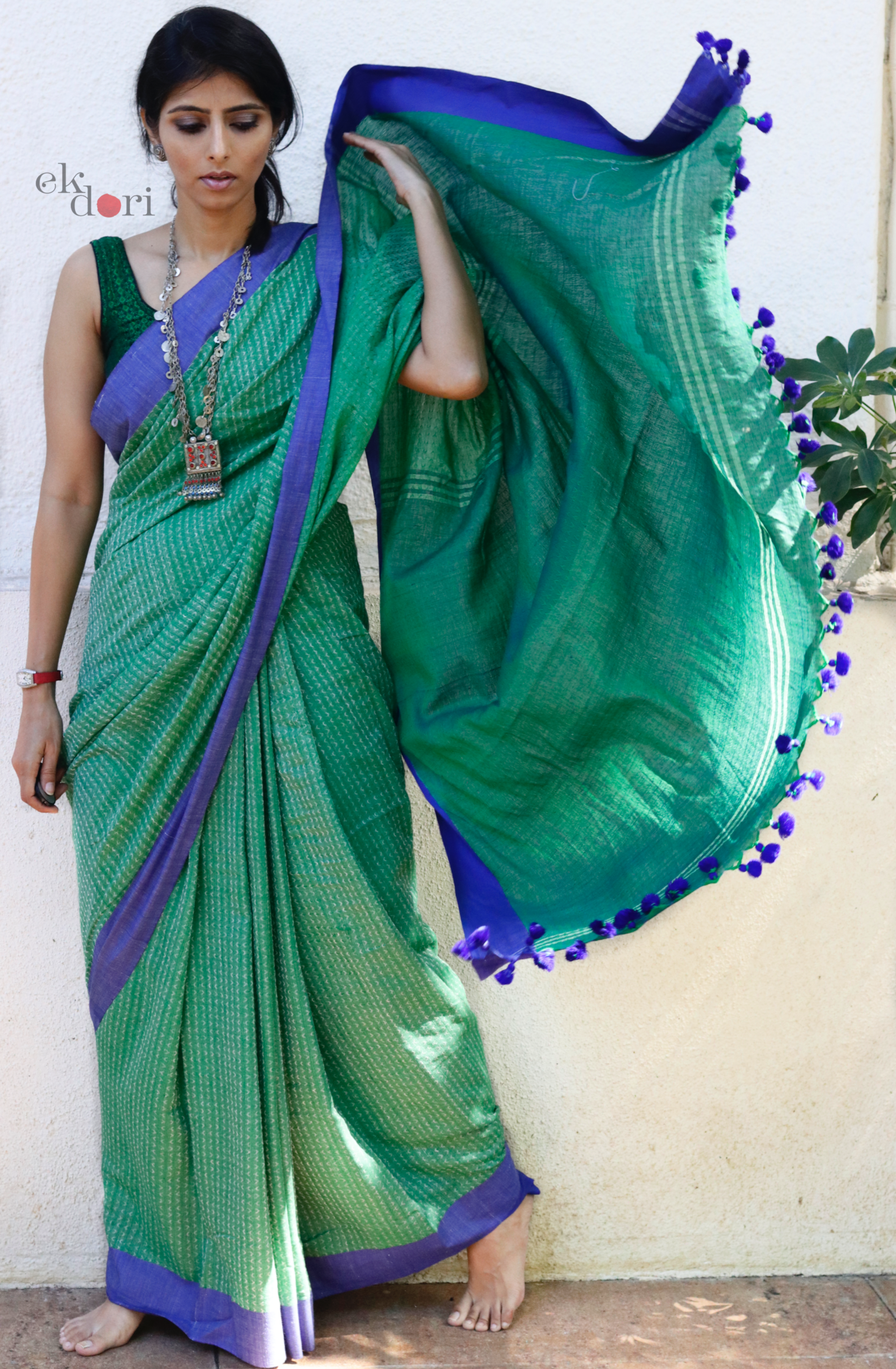Buy Jashvita Printed, Color Block, Blocked Printed Daily Wear Pure Cotton  Multicolor Sarees Online @ Best Price In India | Flipkart.com