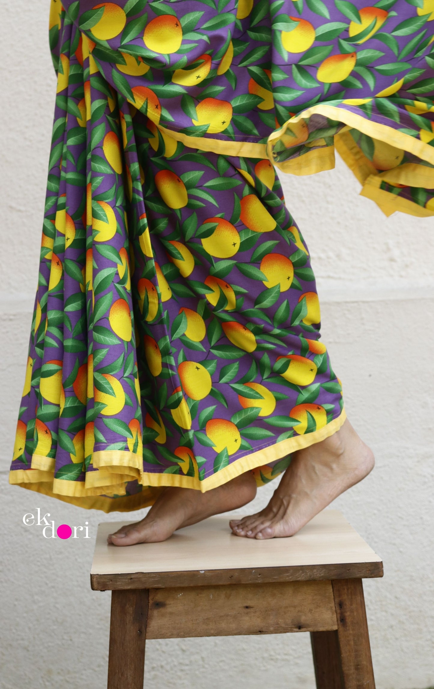 Lemon Saree : Fun Under The Sun Saree Collection : Fun Printed Sarees For Summer