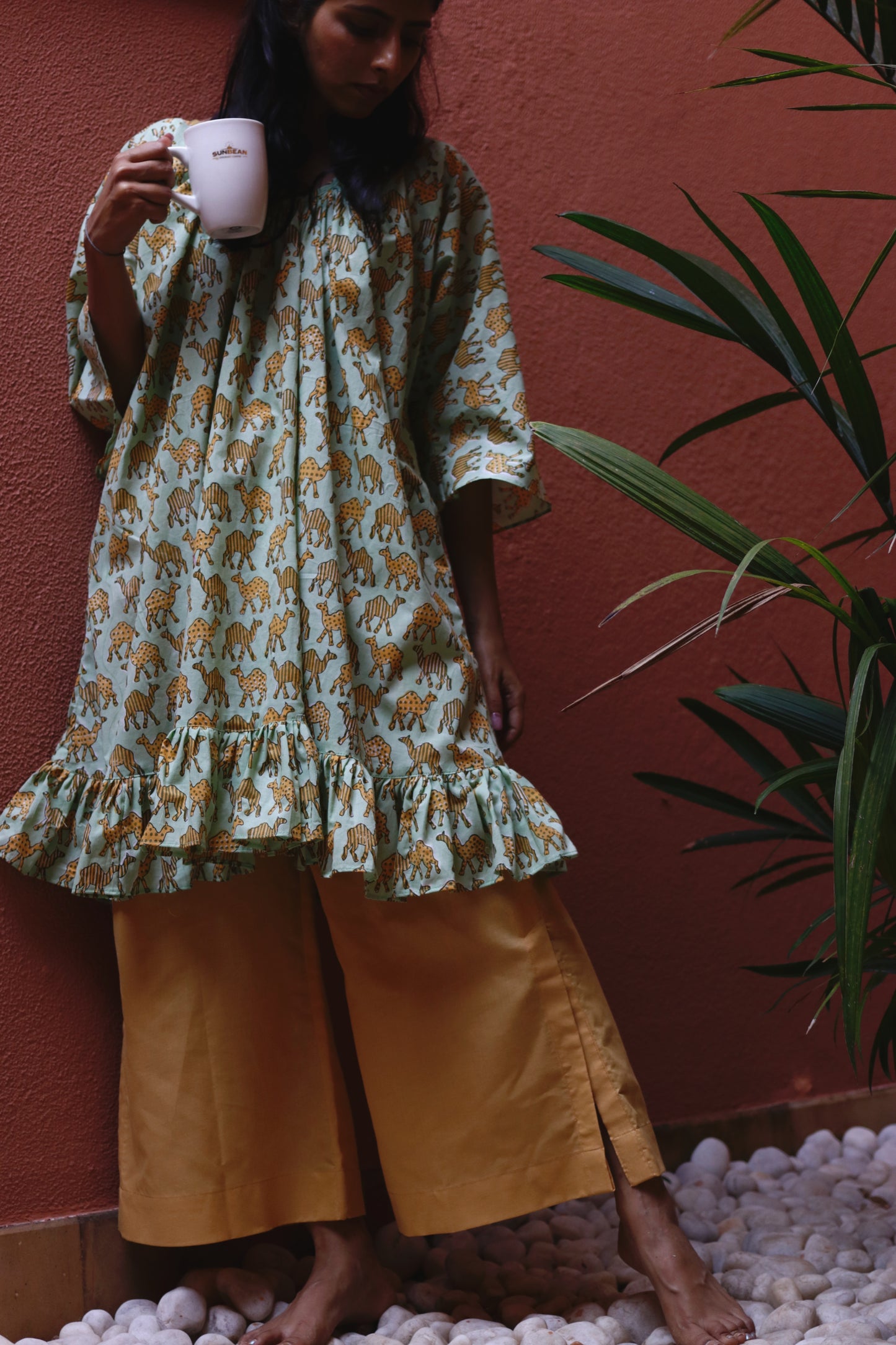 Lounge Wear Set : The Camel Caravan Lounge Set Nightsuit
