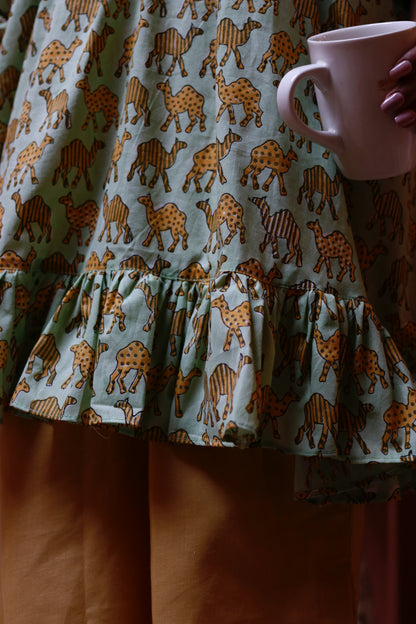 Lounge Wear Set : The Camel Caravan Lounge Set Nightsuit