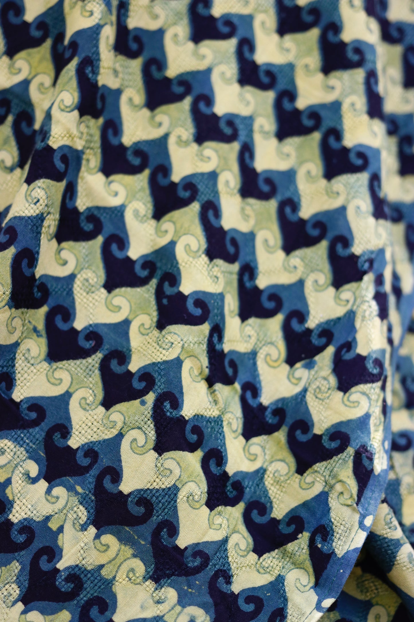 Cotton Saree Hand Printed Using Natural Dyes With Rich Textures : Maya Saree