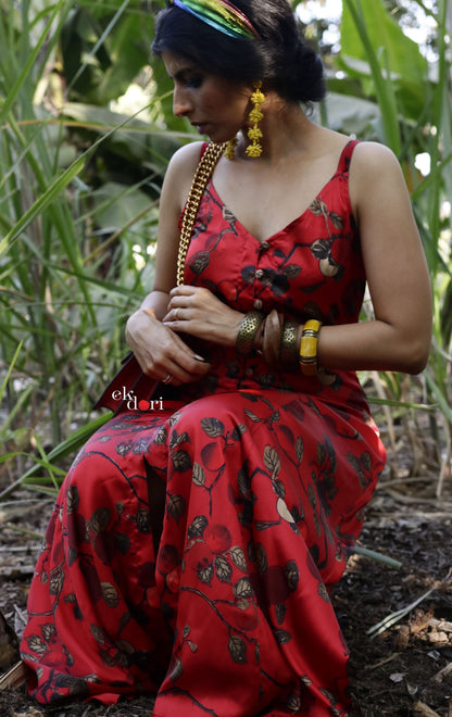 Cherry On The Top Red Maxi Dress : Evening Dress : Resort Wear Dress