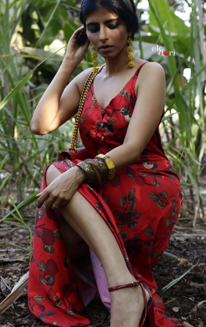 Cherry On The Top Red Maxi Dress : Evening Dress : Resort Wear Dress
