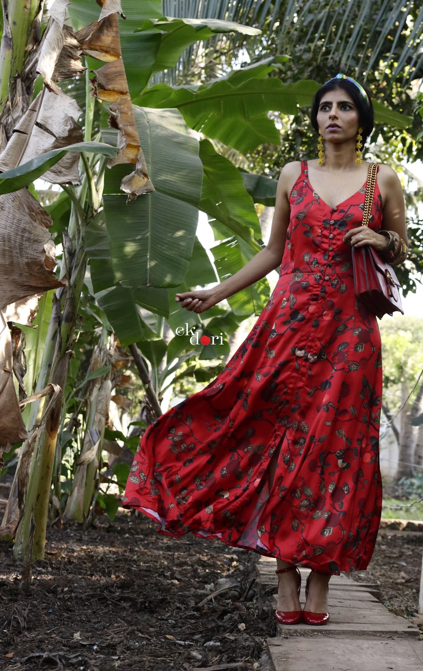 Cherry On The Top Red Maxi Dress : Evening Dress : Resort Wear Dress