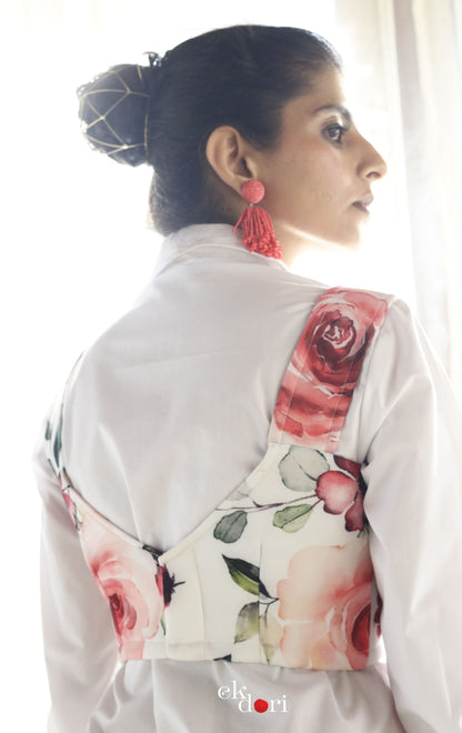Spring Is Here Saree Blouse