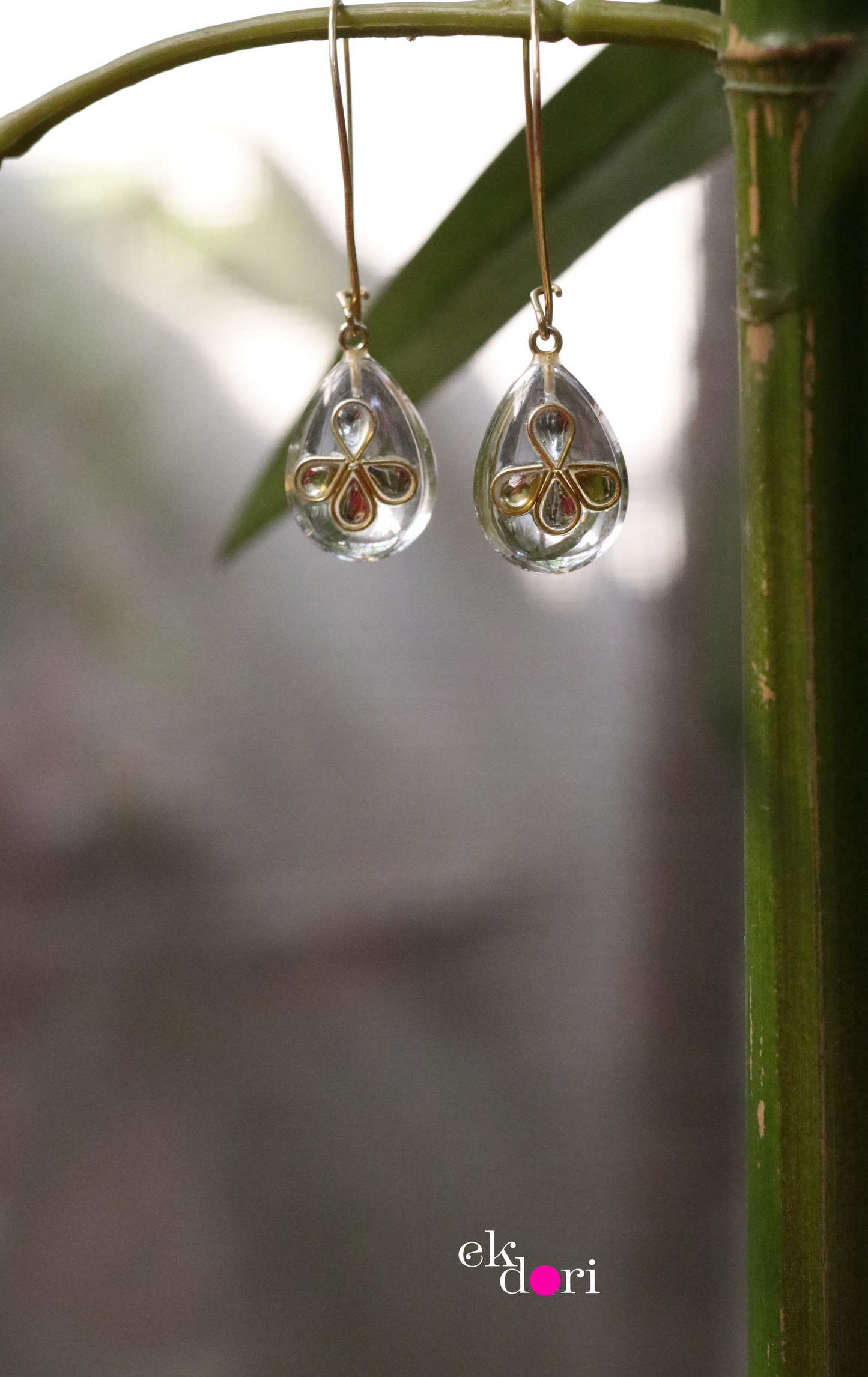 The Raindrop Silver Statement Earrings : Statement Silver Jewellery