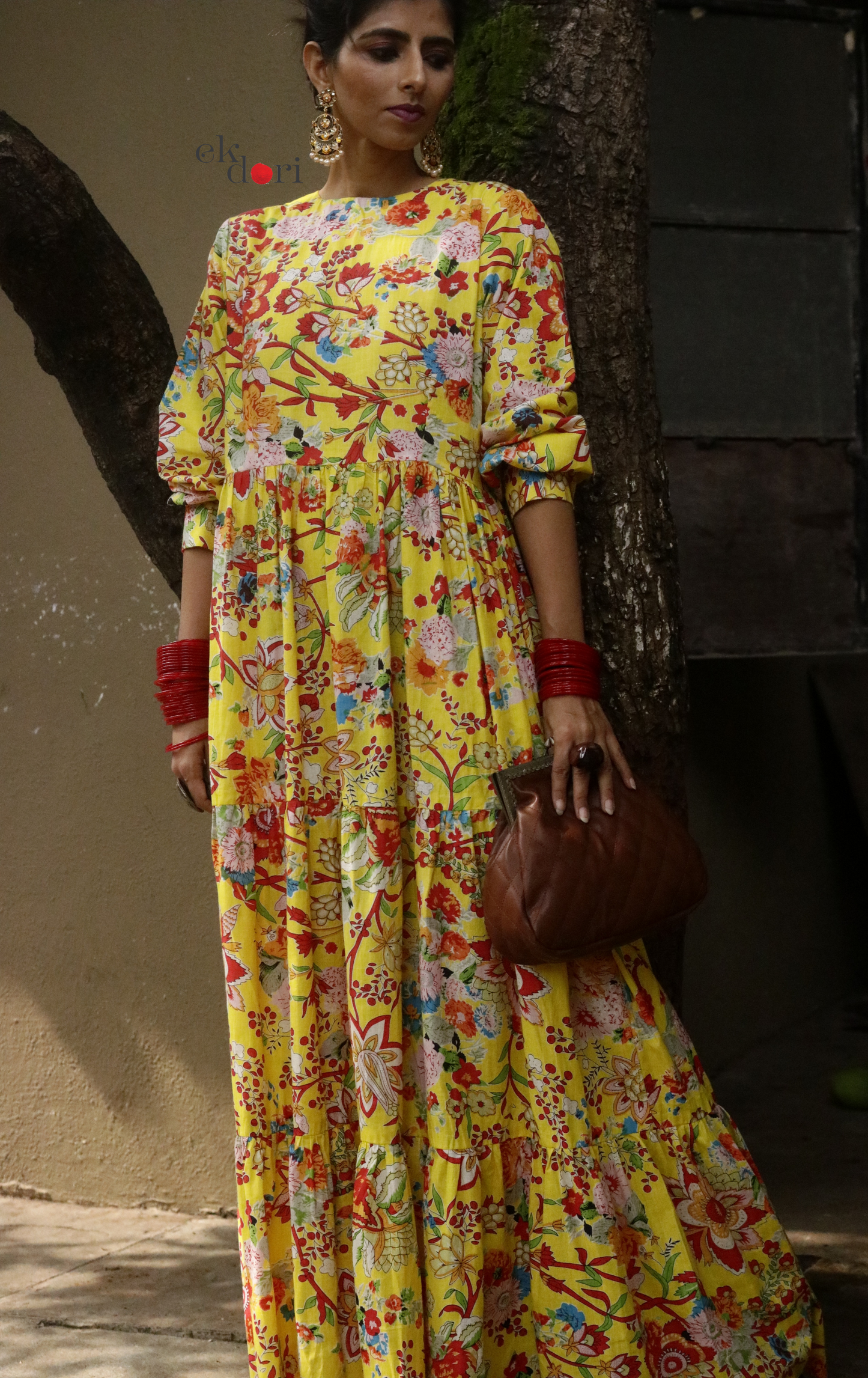 Boho Princess : Festive Cotton Maxi Dress