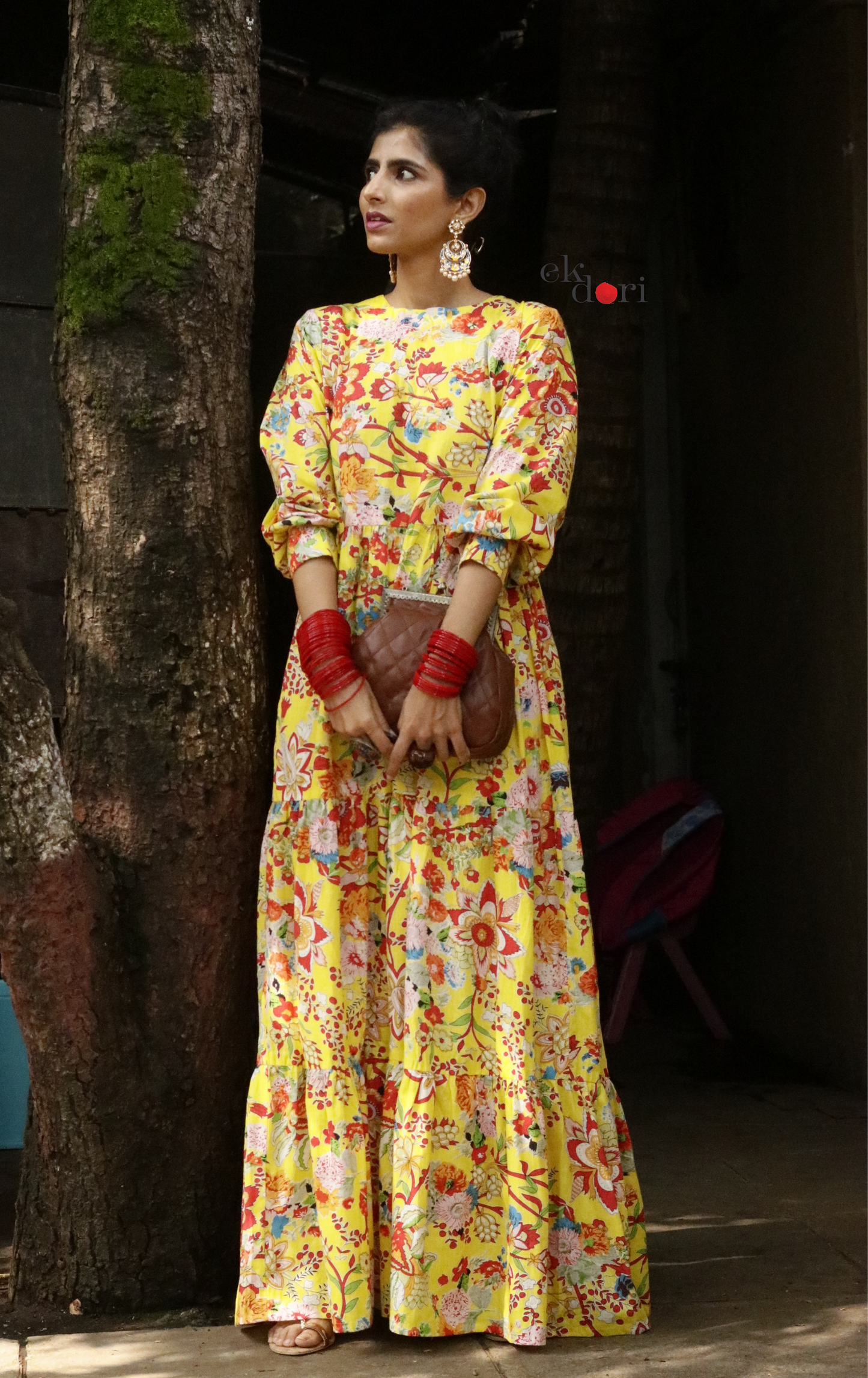Boho Princess : Festive Cotton Maxi Dress