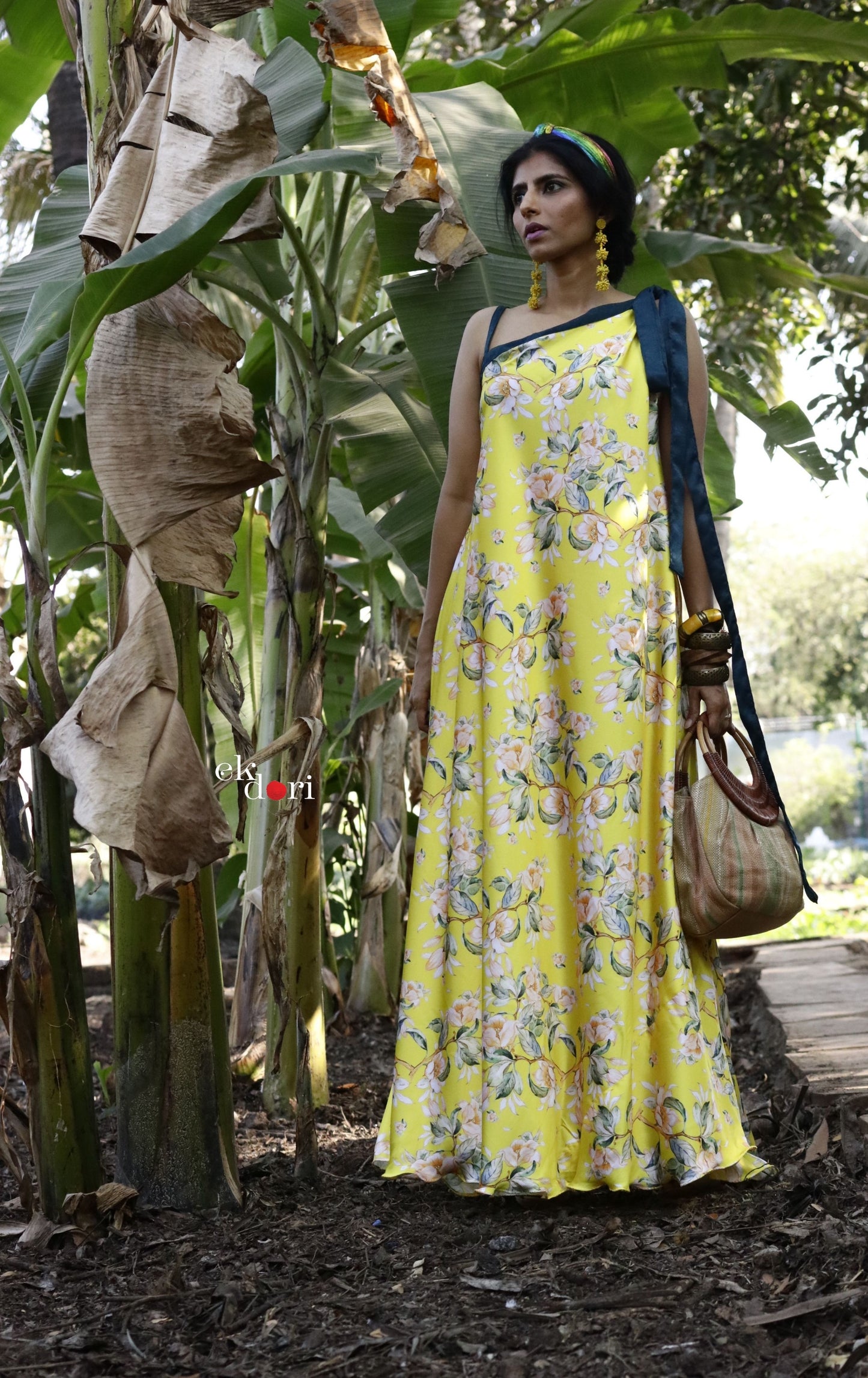 Lemonade One Shoulder Maxi Dress : Evening Dress : Resortwear