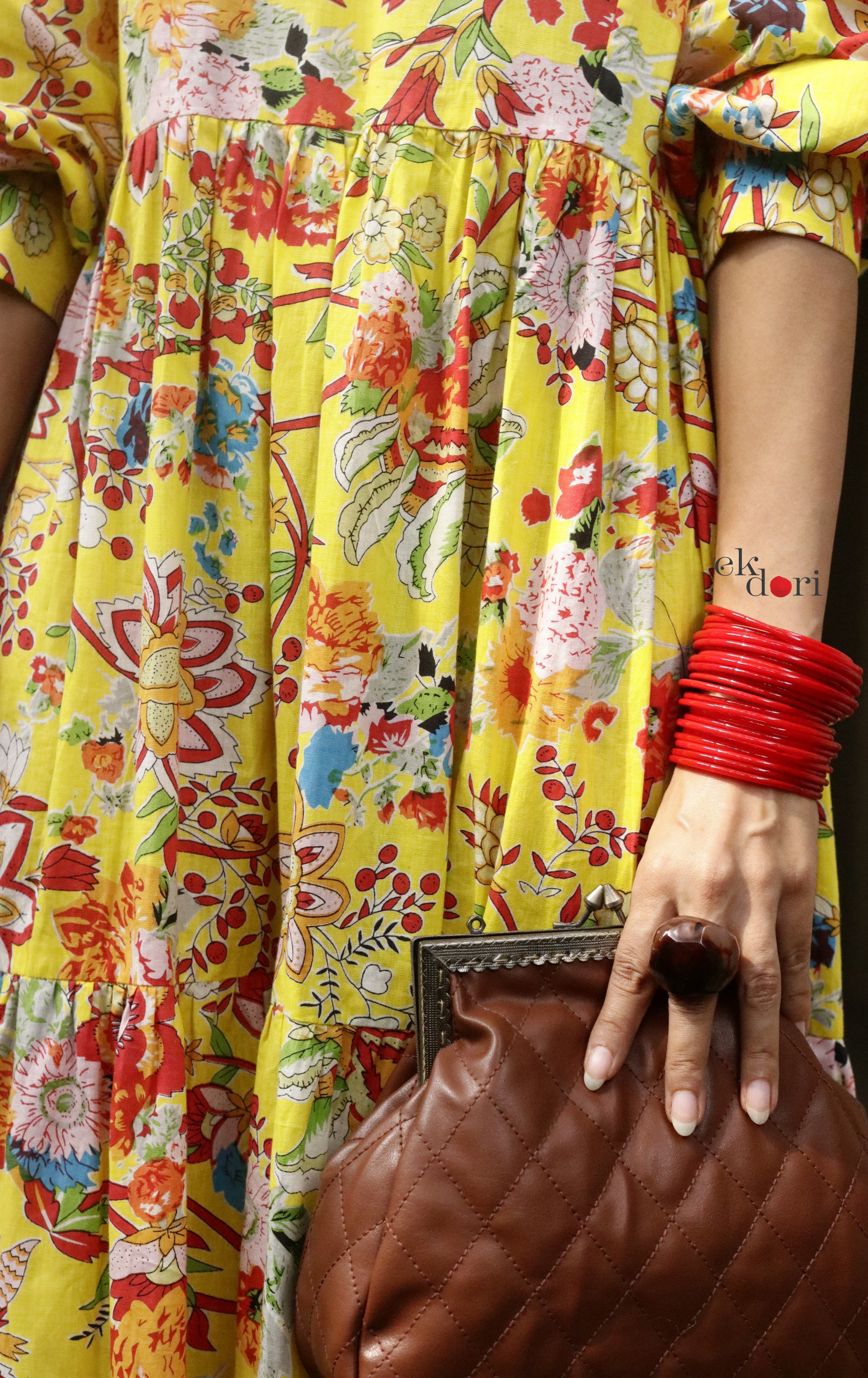 Boho Princess : Festive Cotton Maxi Dress